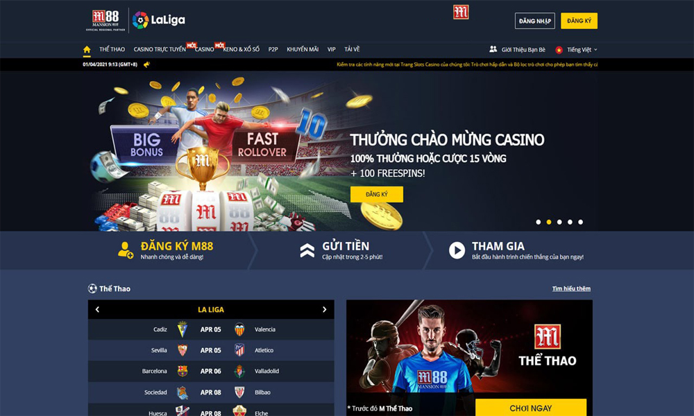 Đôi nét về nhà cái M88 Casino Online